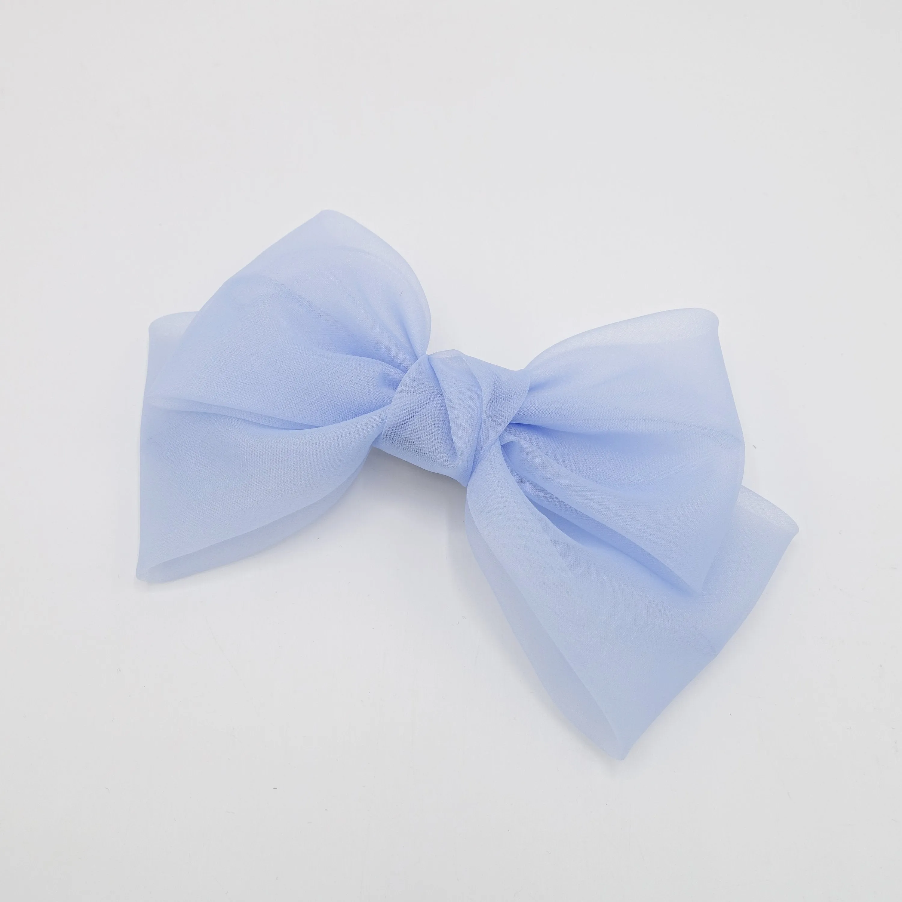 organza hair bow normal size hair accessory for women