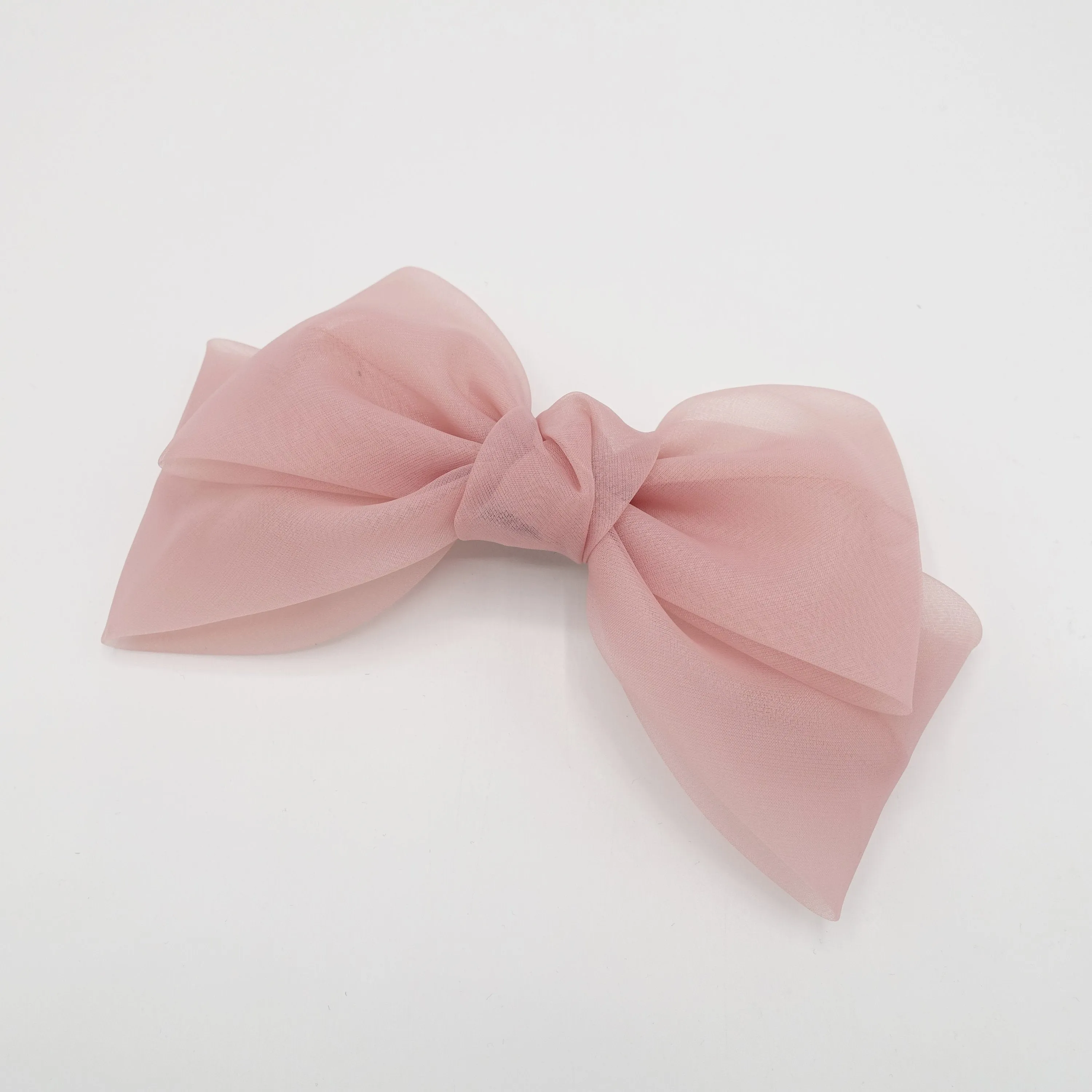 organza hair bow normal size hair accessory for women