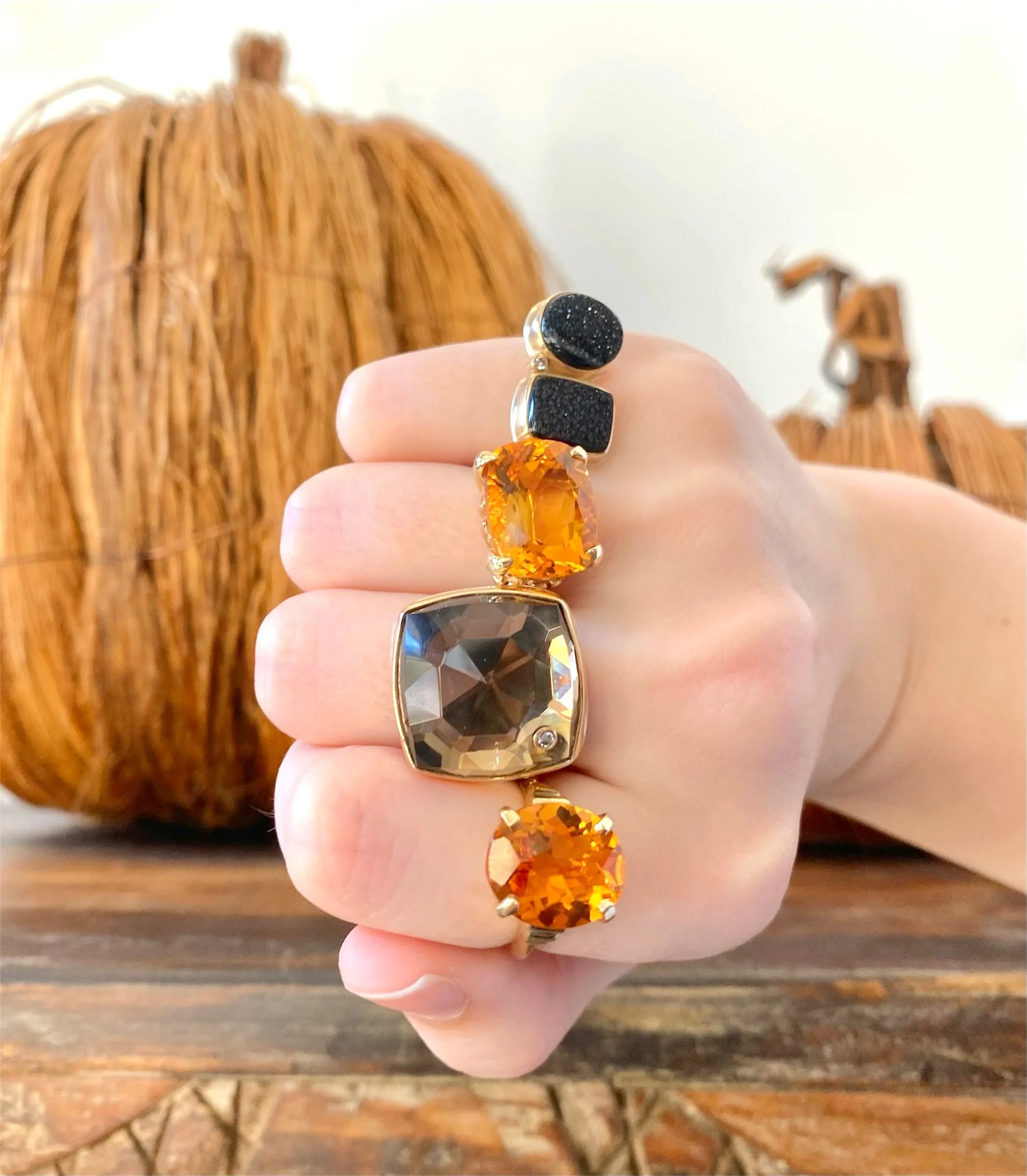 Oval Citrine Ring