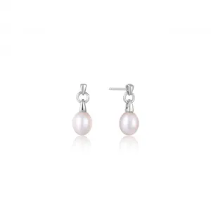 Pearl Drop Stud Earrings E043-02H