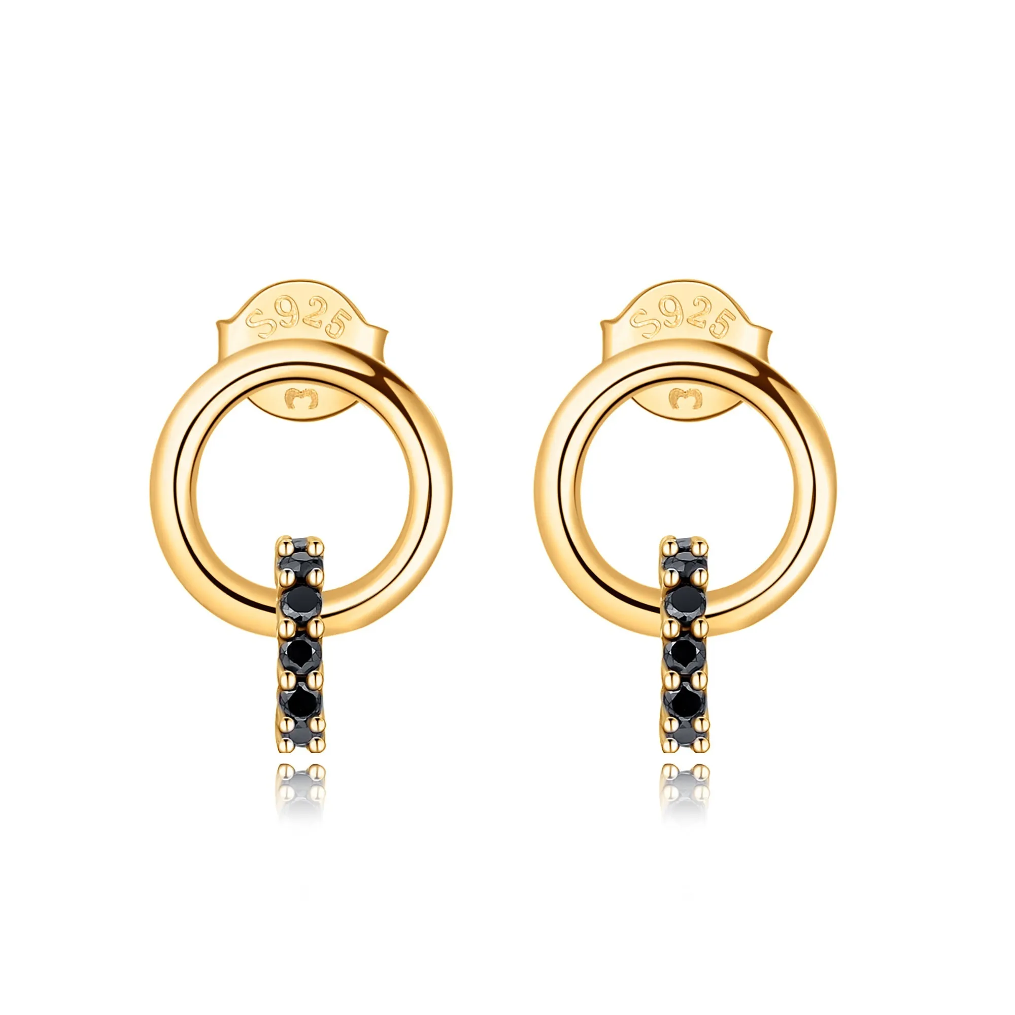 "Black Line" Earrings