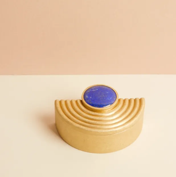 Rachel Entwistle Interstellar Jewellery Box with Lapis Lazuli