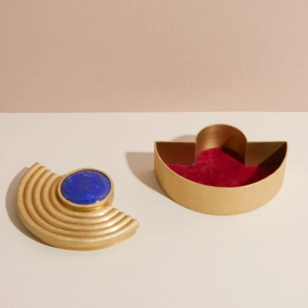 Rachel Entwistle Interstellar Jewellery Box with Lapis Lazuli