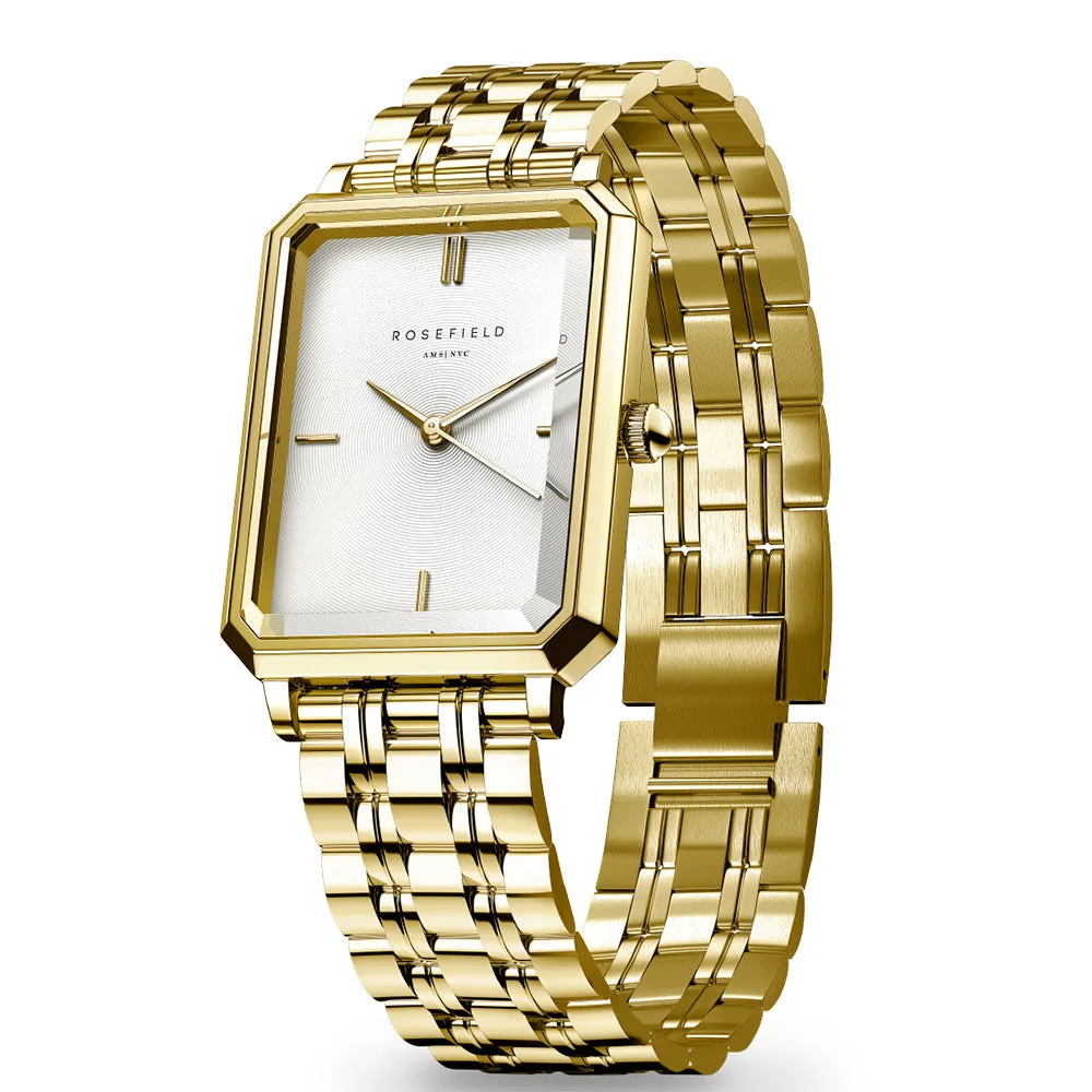 Rosefield OWGSG-O60 Octagon XS Gold Tone Ladies Watch