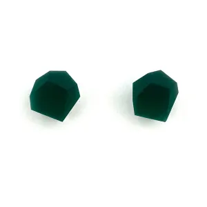 Small Green Crystal Studs