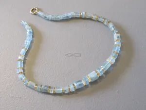 SOLD~Aquamarine and citrine