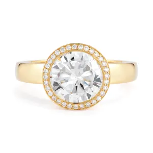 Steller Yellow Gold Diamond Engagement Ring