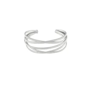 Tara Wrap It Bracelet Silver Plating