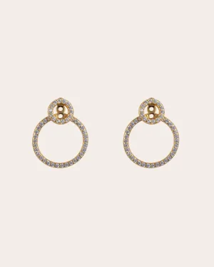 The Infinity earrings - gold plated