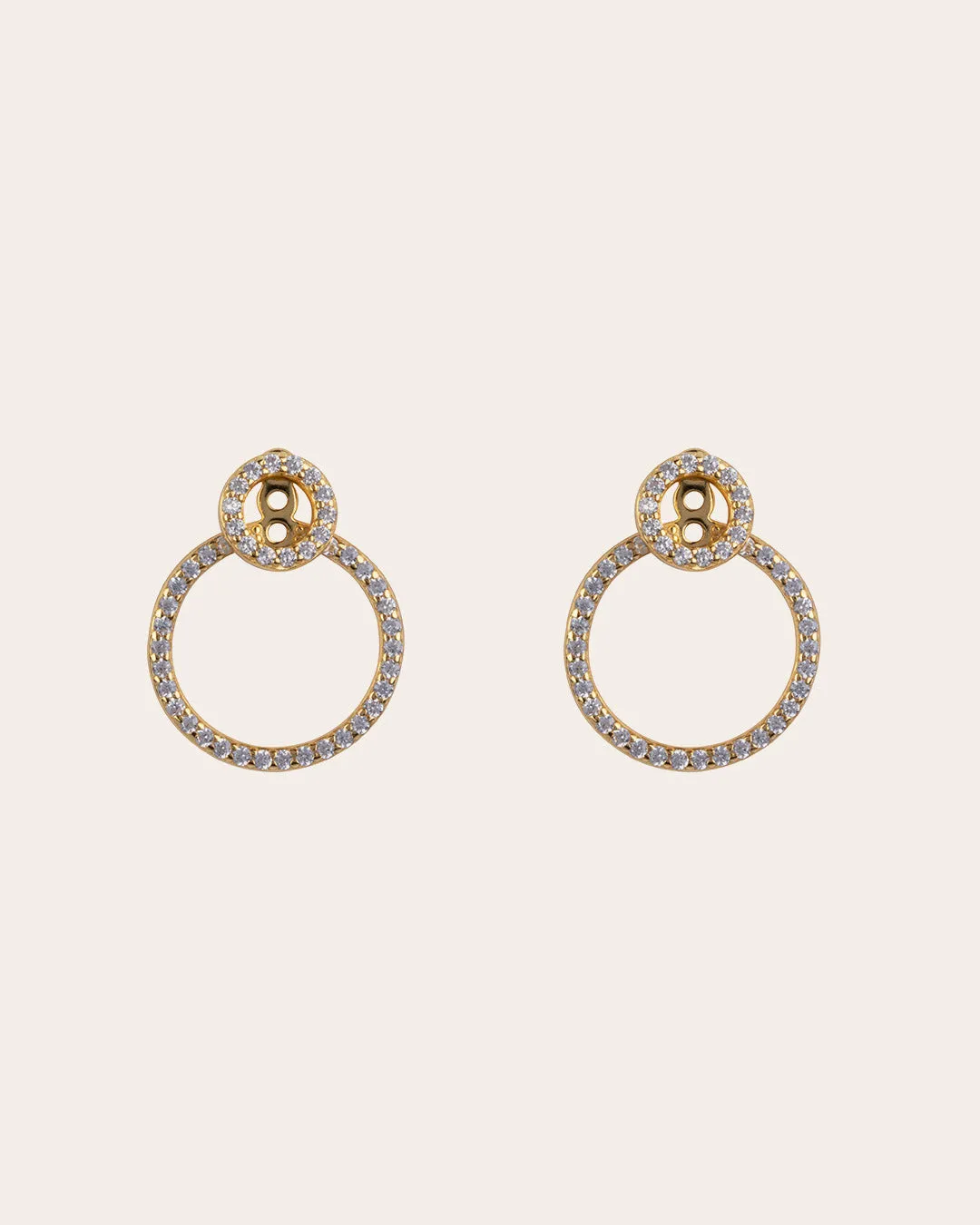 The Infinity earrings - gold plated