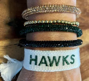 The Project Celebration Hawks White Team Tassel Bracelet  PRE-ORDER NOW