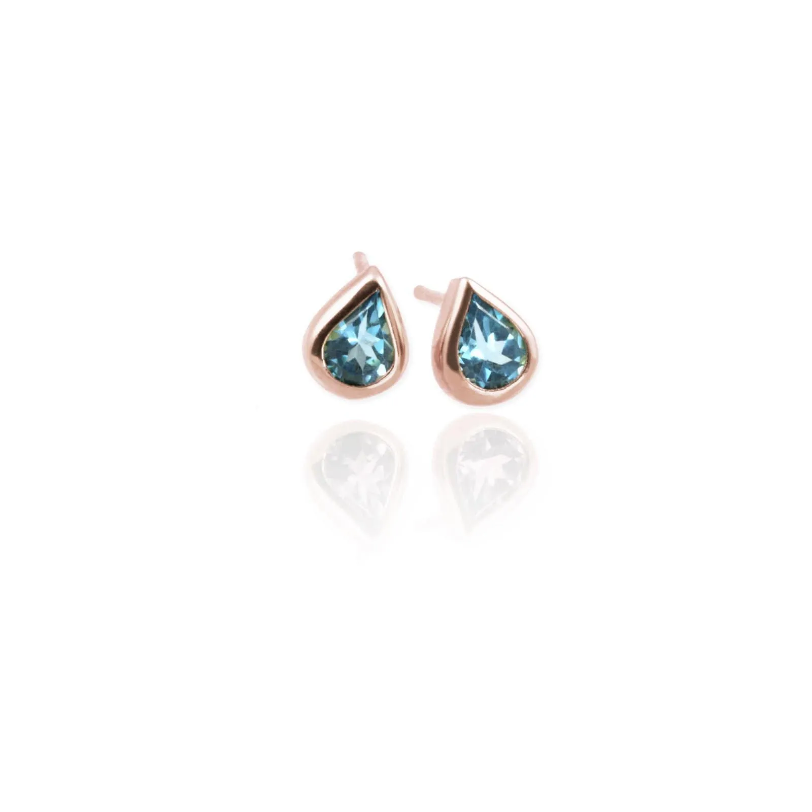 Topaz Drop Ear Studs