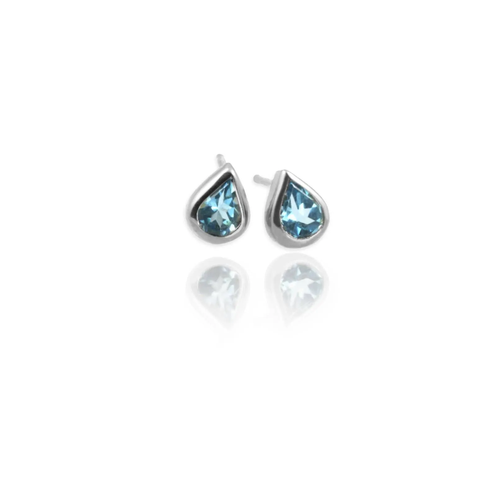 Topaz Drop Ear Studs