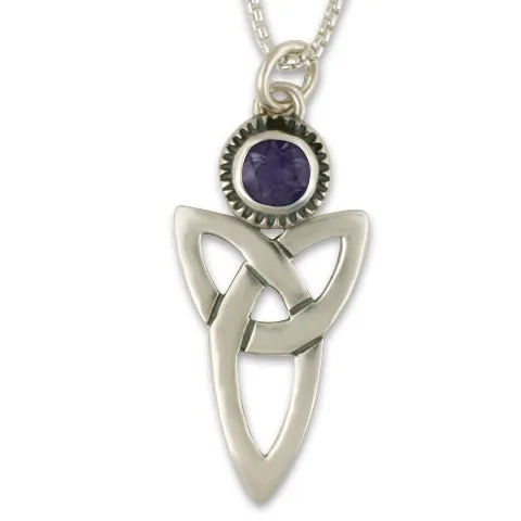 Trinity Pendant with Gem