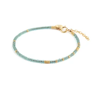 Water Blue Beaded Bracelet