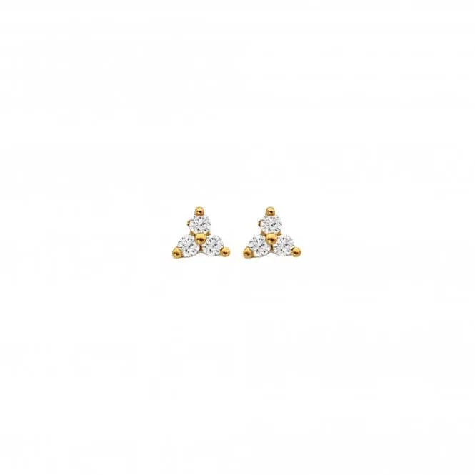 White Topaz Micro Stud Earrings DE753