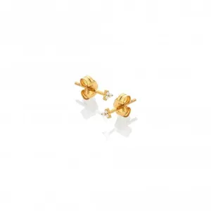 White Topaz Micro Stud Earrings DE753